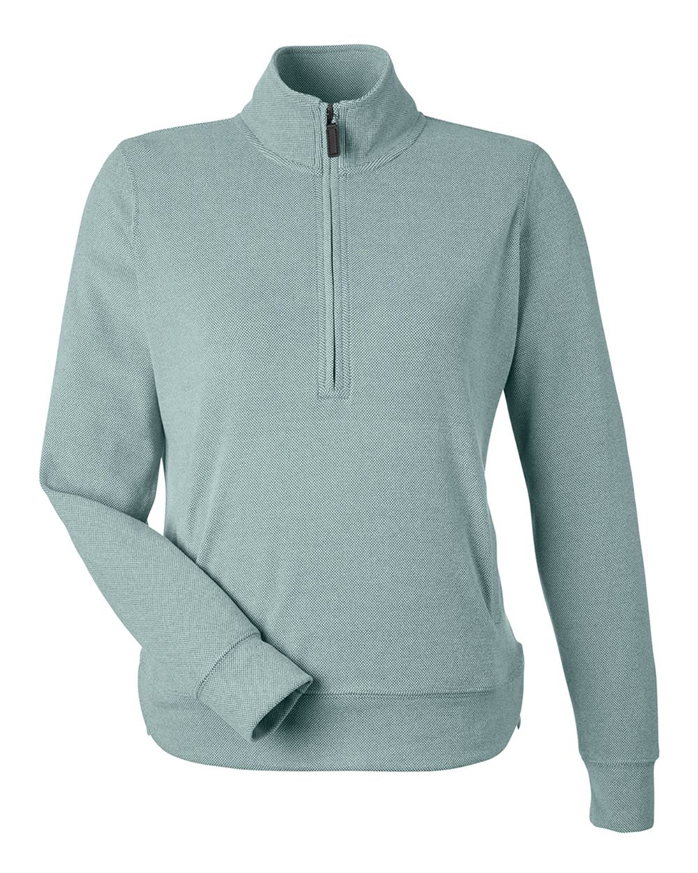 J. America-8762-Women's Element Fleece Quarter-Zip Sweatshirt - Image 5