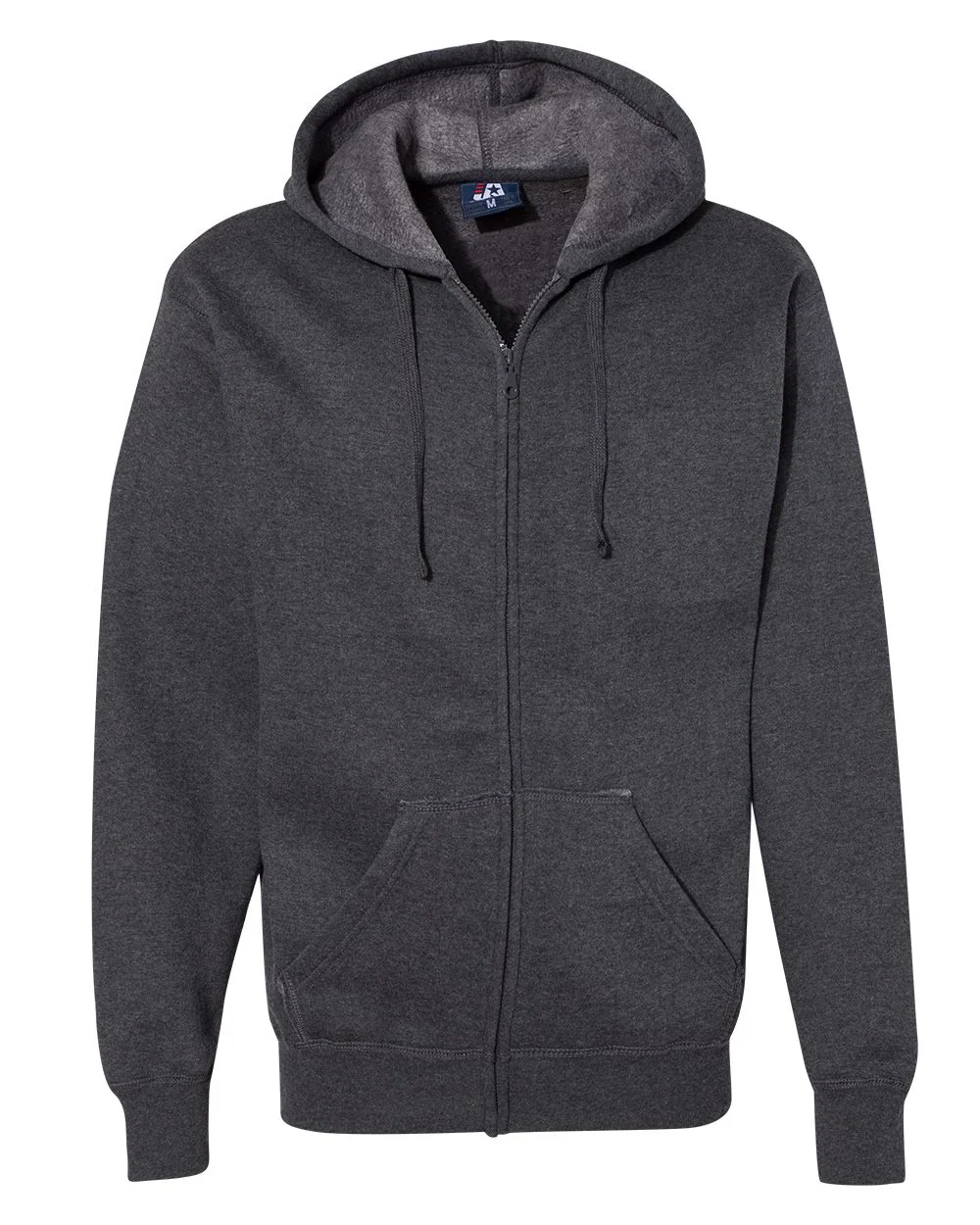 J. America-8821-Premium Full-Zip Hooded Sweatshirt - Image 4