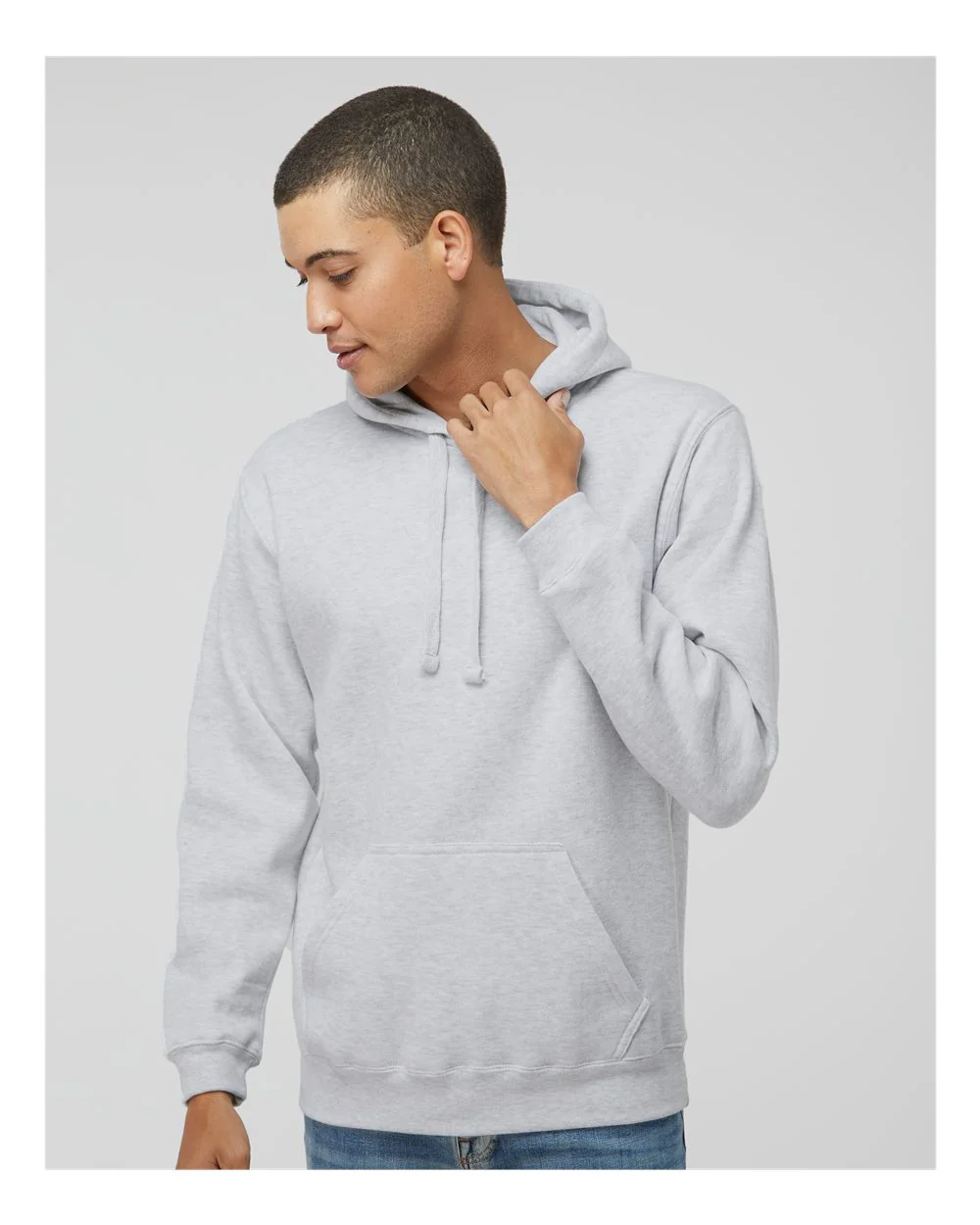 J. America-8824-Premium Hooded Sweatshirt - Image 4