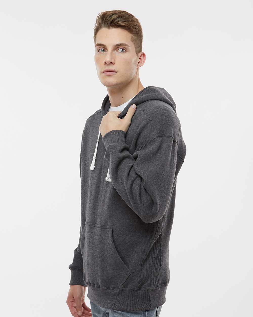 J. America-8830-Sport Lace Hooded Sweatshirt - Image 18