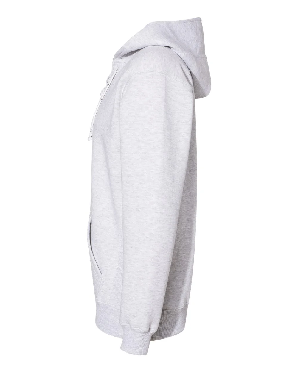 J. America-8830-Sport Lace Hooded Sweatshirt - Image 3
