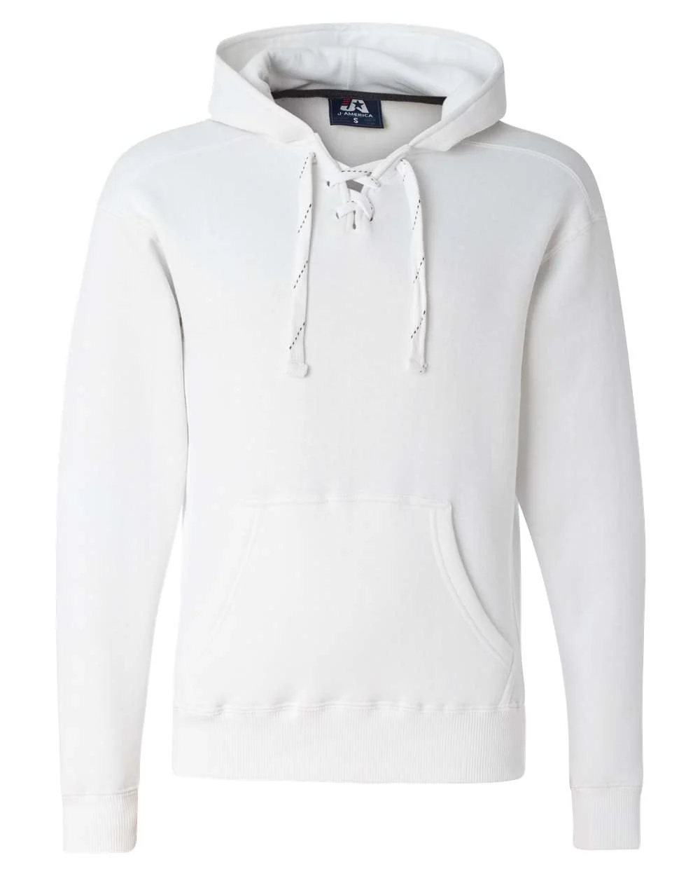 J. America-8830-Sport Lace Hooded Sweatshirt - Image 58