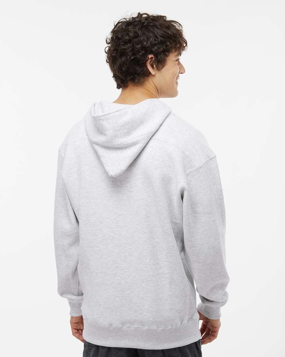 J. America-8830-Sport Lace Hooded Sweatshirt - Image 6
