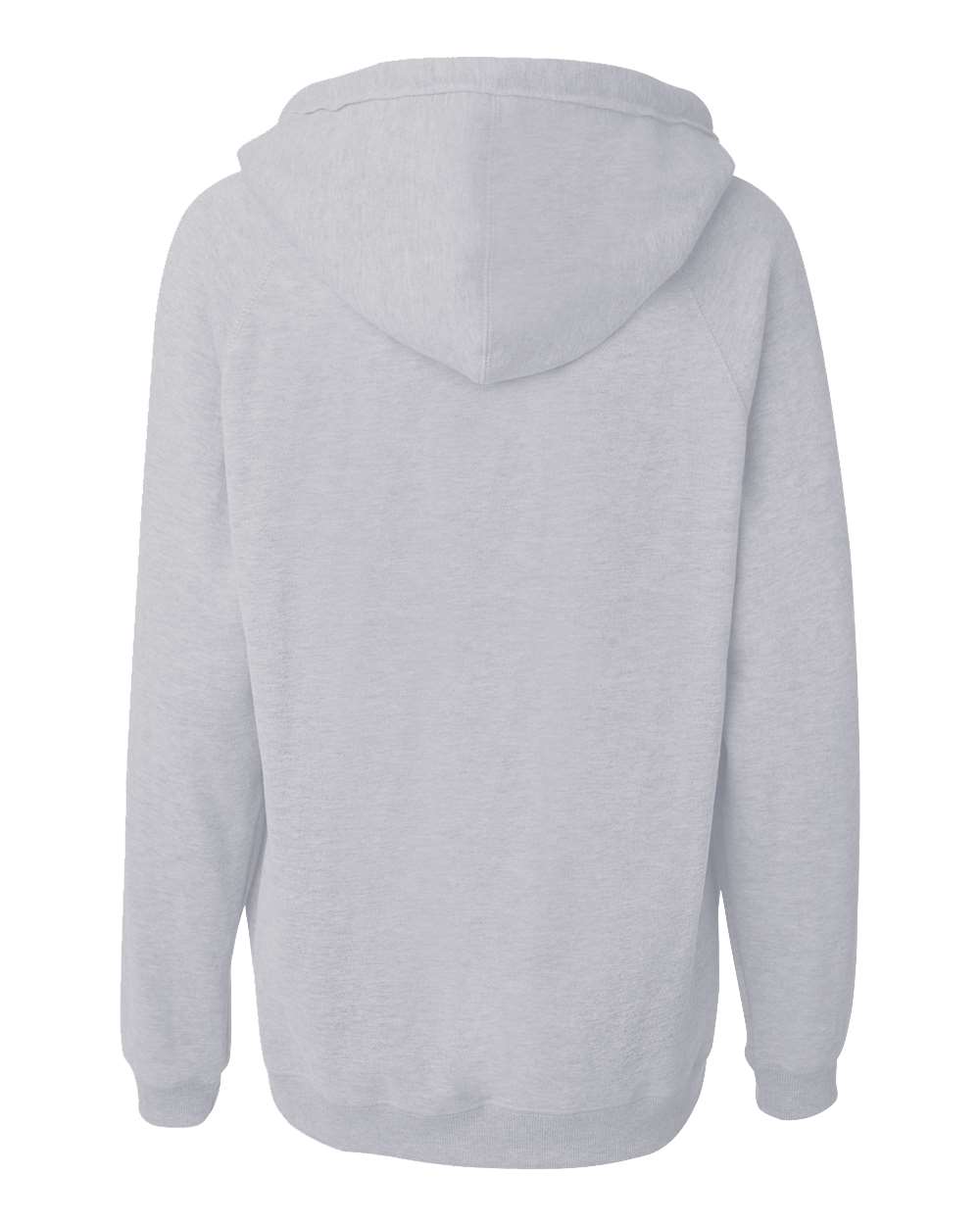 J. America-8836-Women's Sueded V-Neck Hooded Sweatshirt - Image 9
