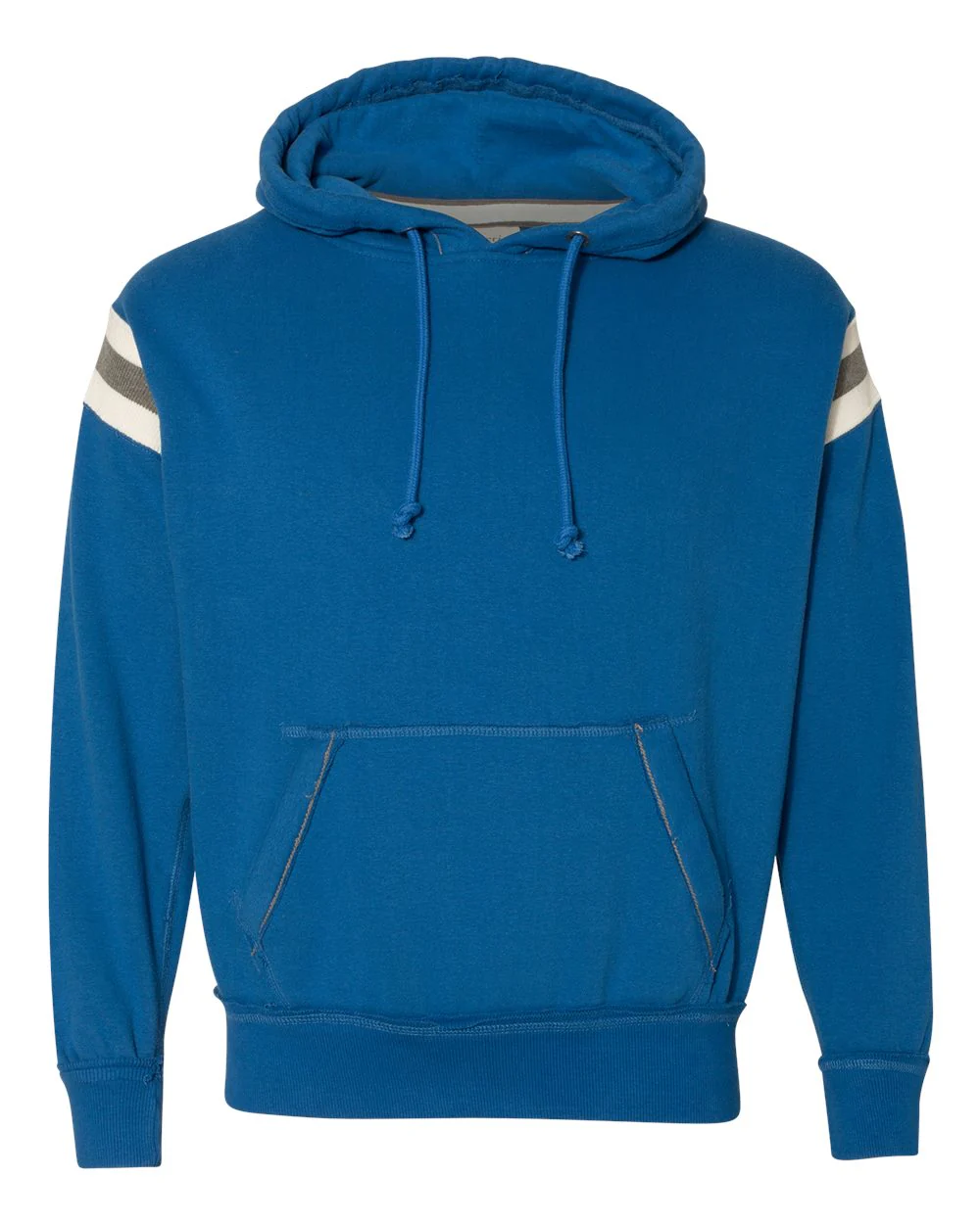 J. America-8847-Vintage Athletic Hooded Sweatshirt - Image 2