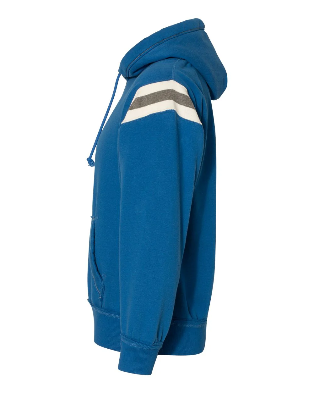J. America-8847-Vintage Athletic Hooded Sweatshirt - Image 4