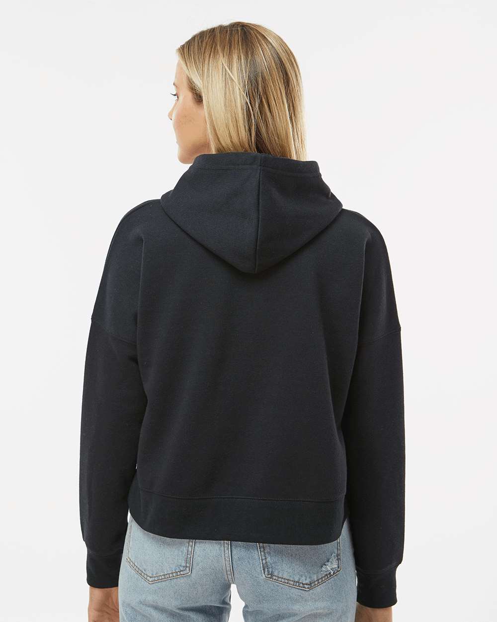 J. America-8853-Women's Crop Hooded Sweatshirt - Image 13