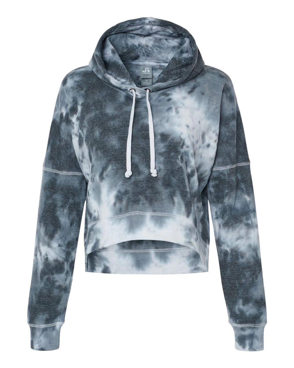 J. America-8853-Women's Crop Hooded Sweatshirt - Image 14
