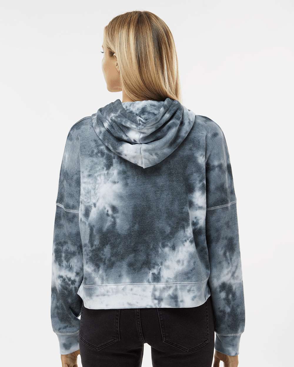 J. America-8853-Women's Crop Hooded Sweatshirt - Image 19