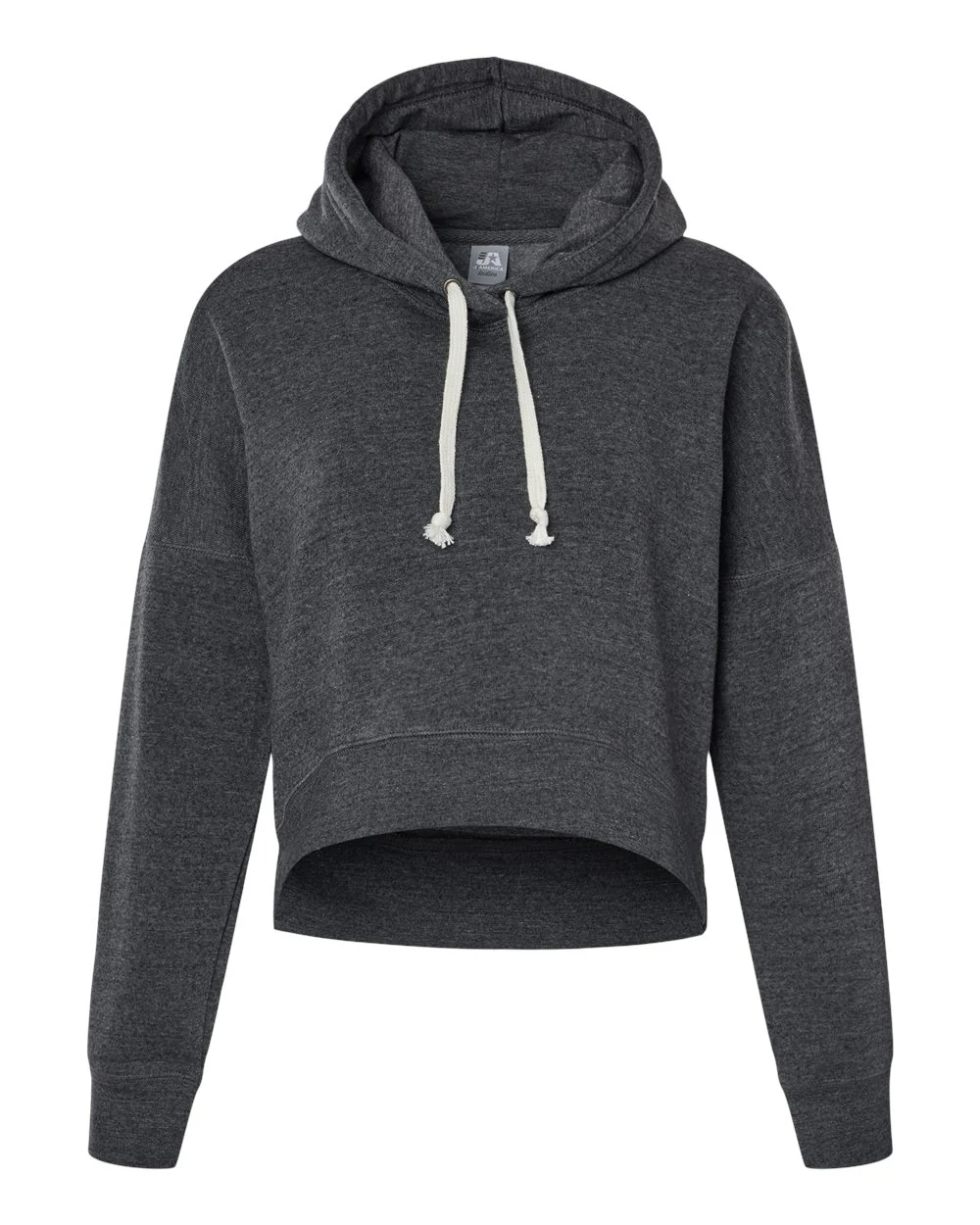 J. America-8853-Women's Crop Hooded Sweatshirt - Image 20