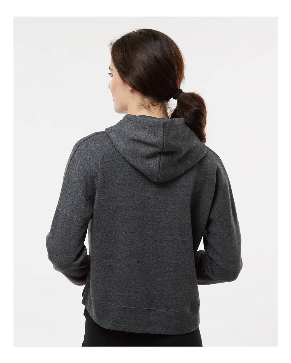 J. America-8853-Women's Crop Hooded Sweatshirt - Image 25