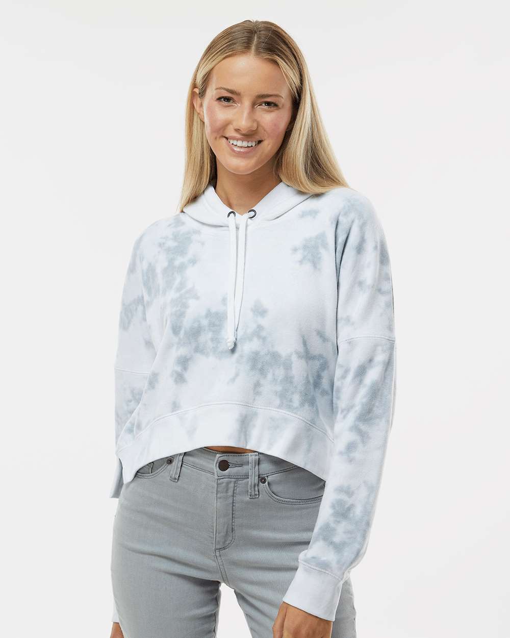 J. America-8853-Women's Crop Hooded Sweatshirt - Image 29