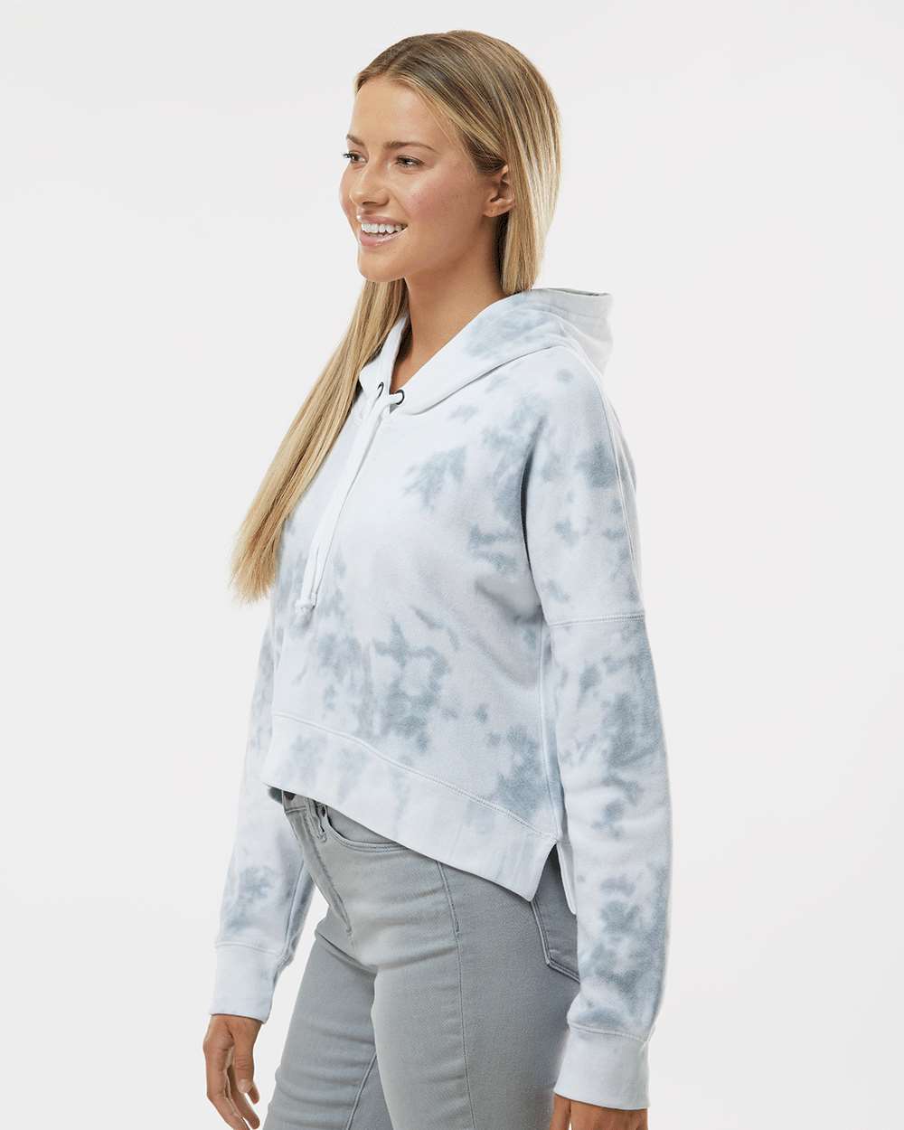 J. America-8853-Women's Crop Hooded Sweatshirt - Image 30
