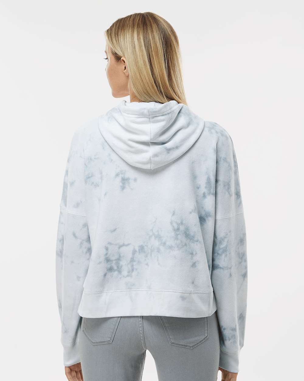 J. America-8853-Women's Crop Hooded Sweatshirt - Image 31