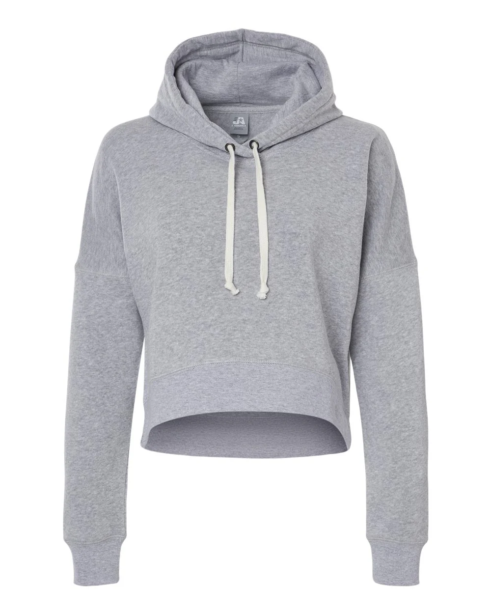 J. America-8853-Women's Crop Hooded Sweatshirt - Image 32