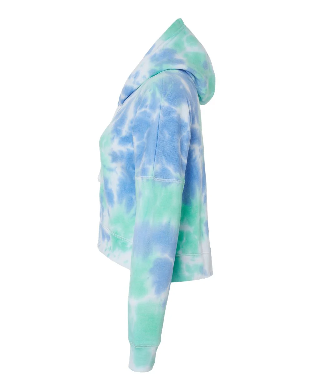 J. America-8853-Women's Crop Hooded Sweatshirt - Image 40
