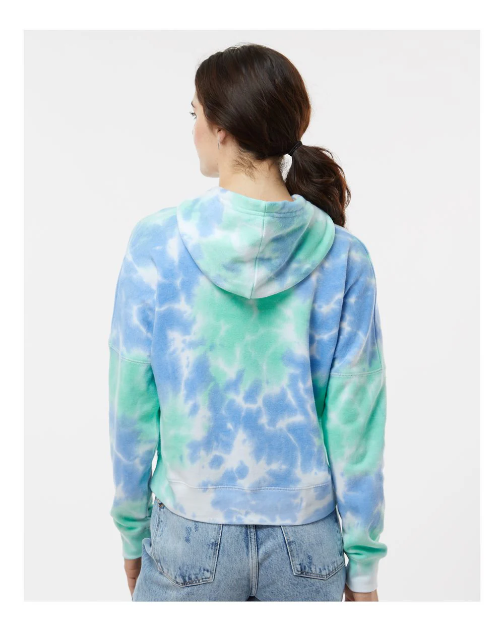 J. America-8853-Women's Crop Hooded Sweatshirt - Image 43