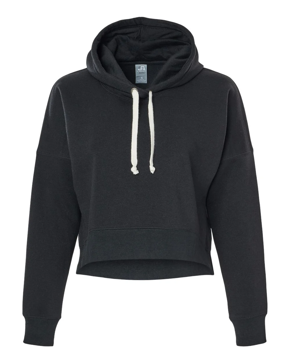 J. America-8853-Women's Crop Hooded Sweatshirt - Image 8