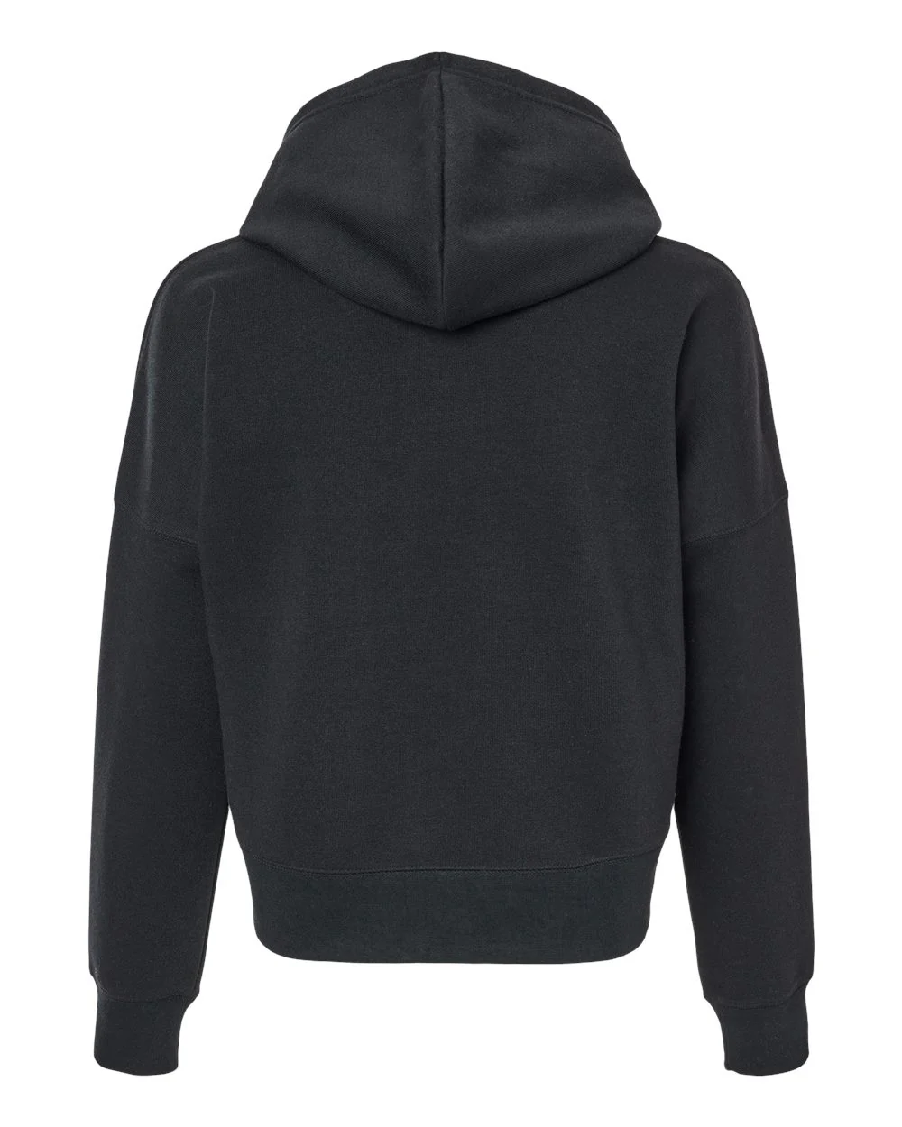 J. America-8853-Women's Crop Hooded Sweatshirt - Image 9