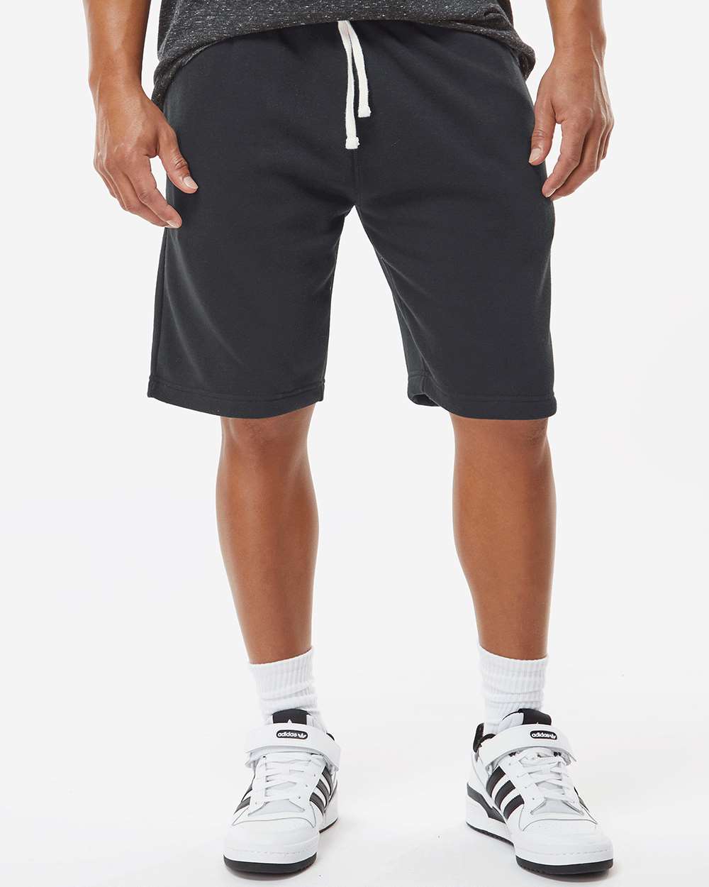 J. America-8855-Triblend Fleece Shorts - Image 4