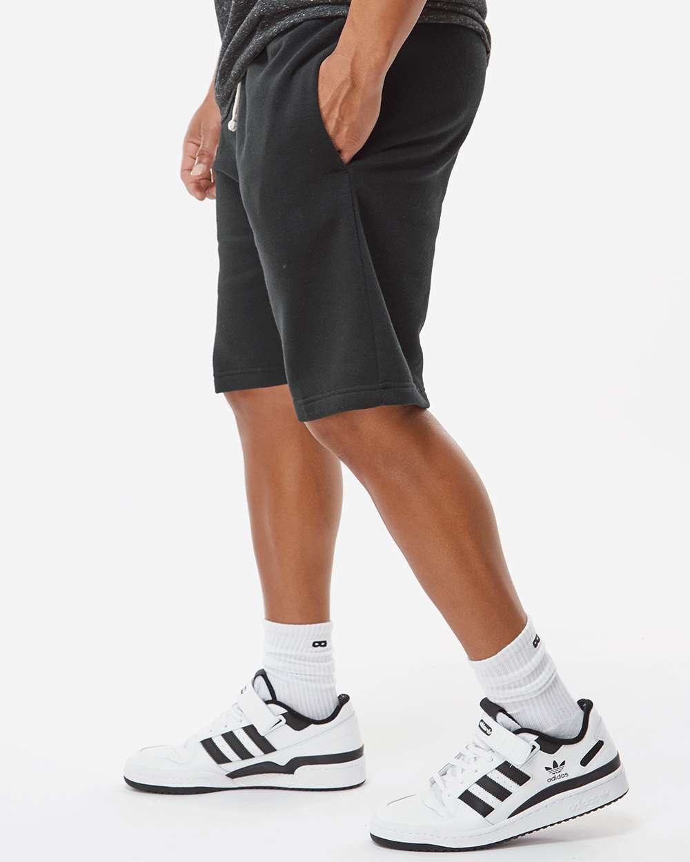 J. America-8855-Triblend Fleece Shorts - Image 5