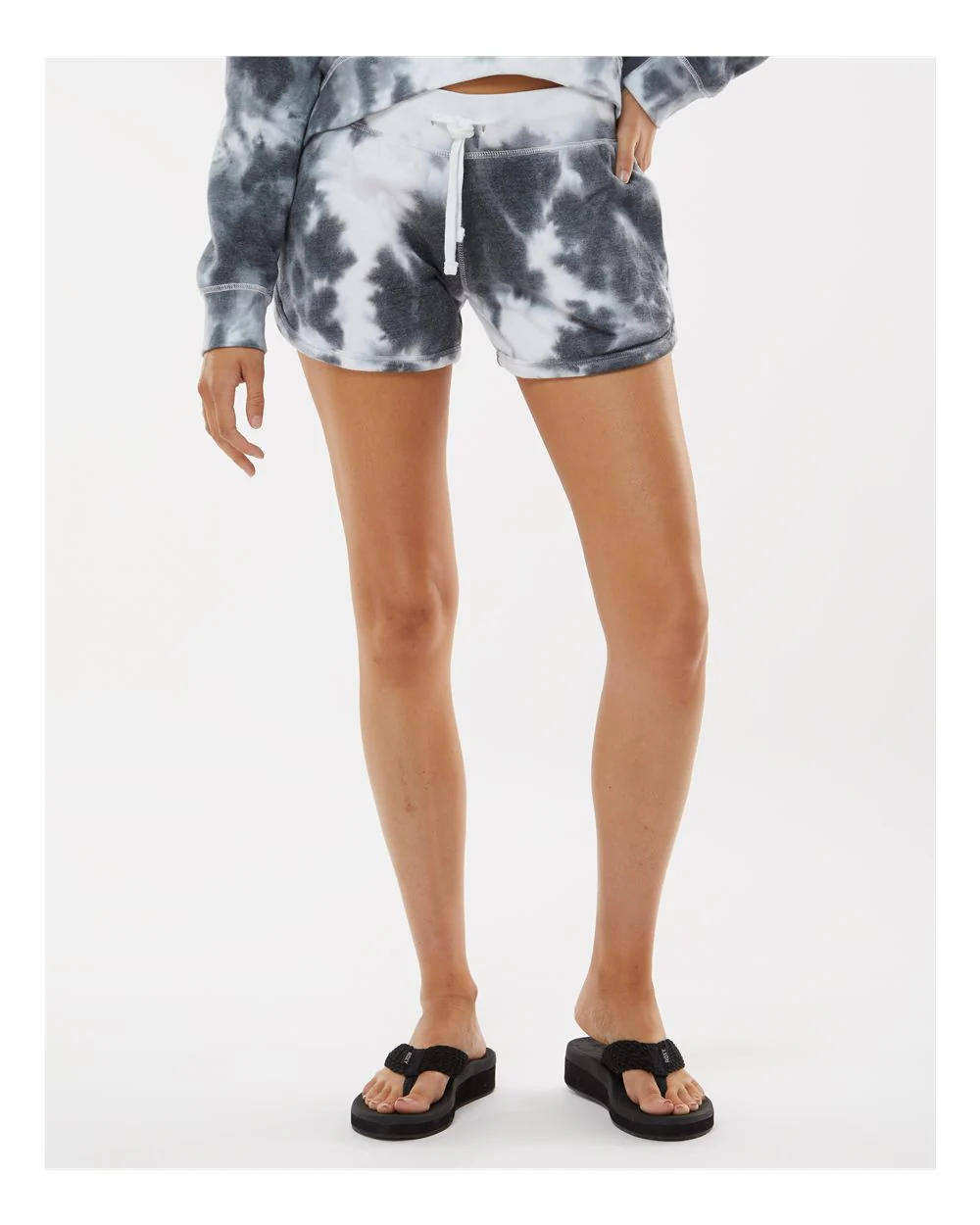 J. America-8856-Women's Fleece Shorts - Image 11