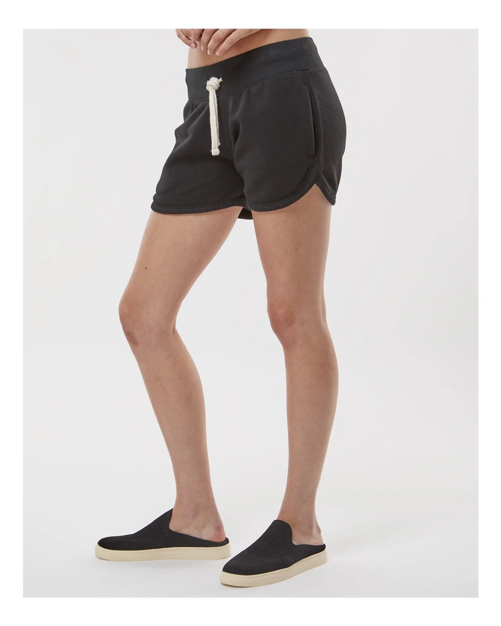 J. America-8856-Women's Fleece Shorts - Image 5