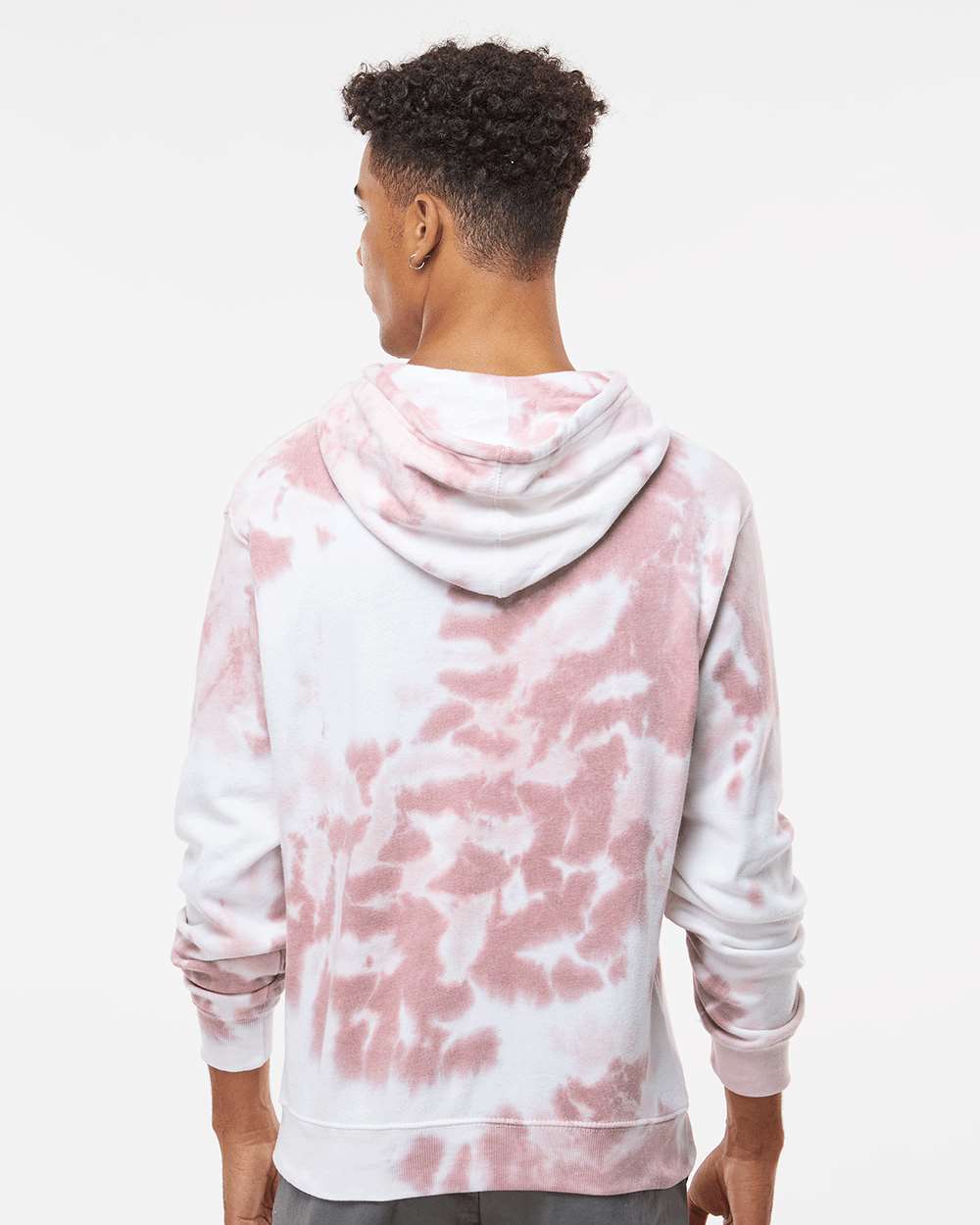 J. America-8861-Tie-Dyed Fleece Hooded Sweatshirt - Image 13