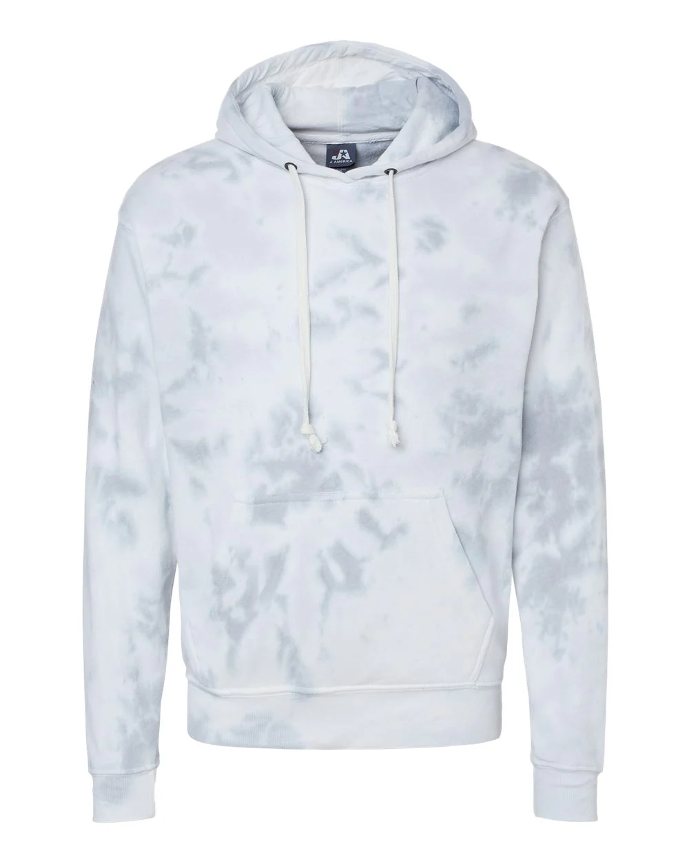 J. America-8861-Tie-Dyed Fleece Hooded Sweatshirt - Image 14