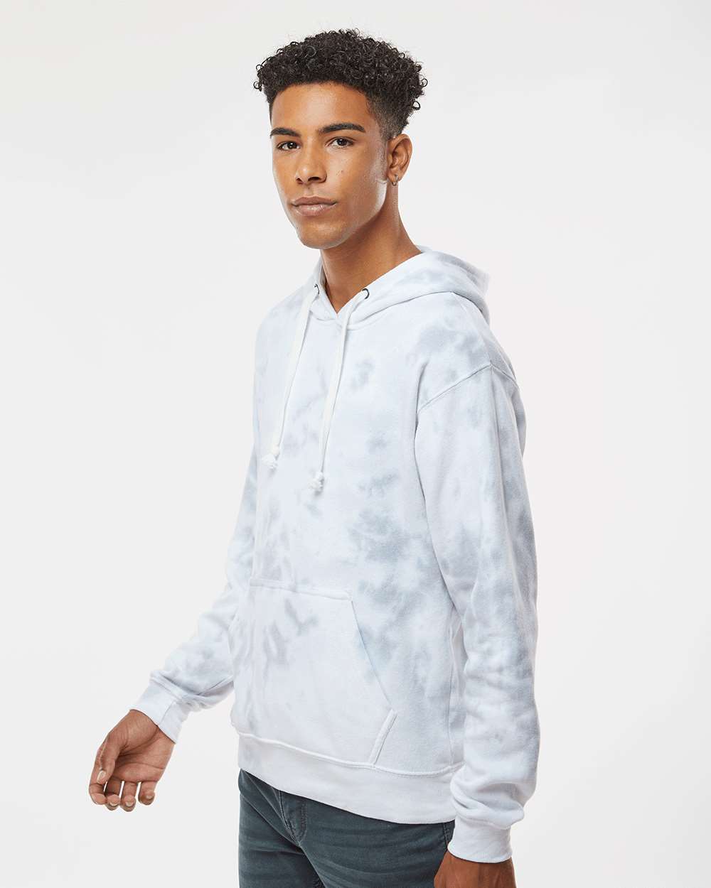 J. America-8861-Tie-Dyed Fleece Hooded Sweatshirt - Image 18