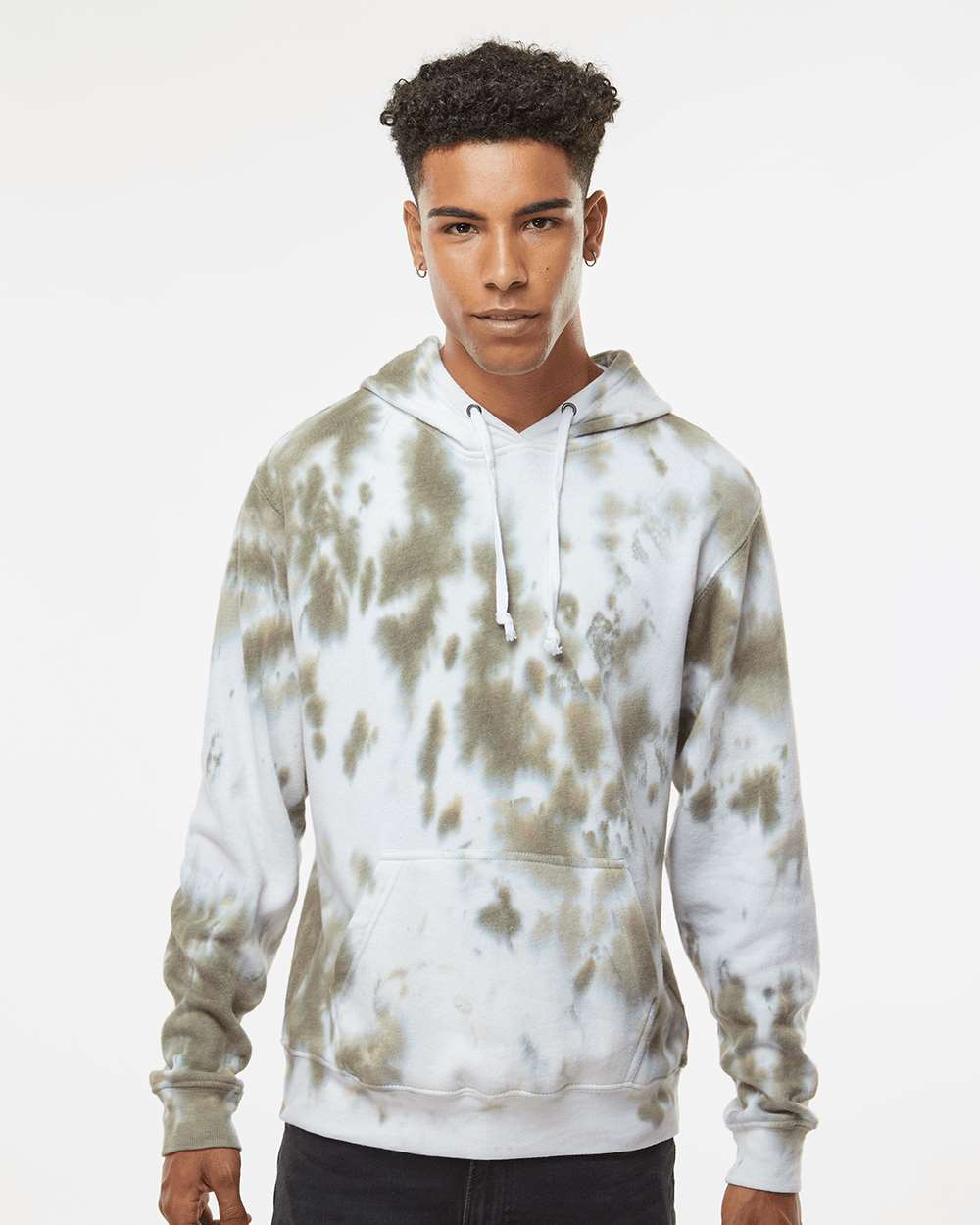 J. America-8861-Tie-Dyed Fleece Hooded Sweatshirt - Image 29