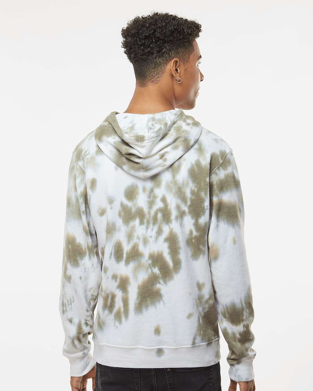 J. America-8861-Tie-Dyed Fleece Hooded Sweatshirt - Image 31