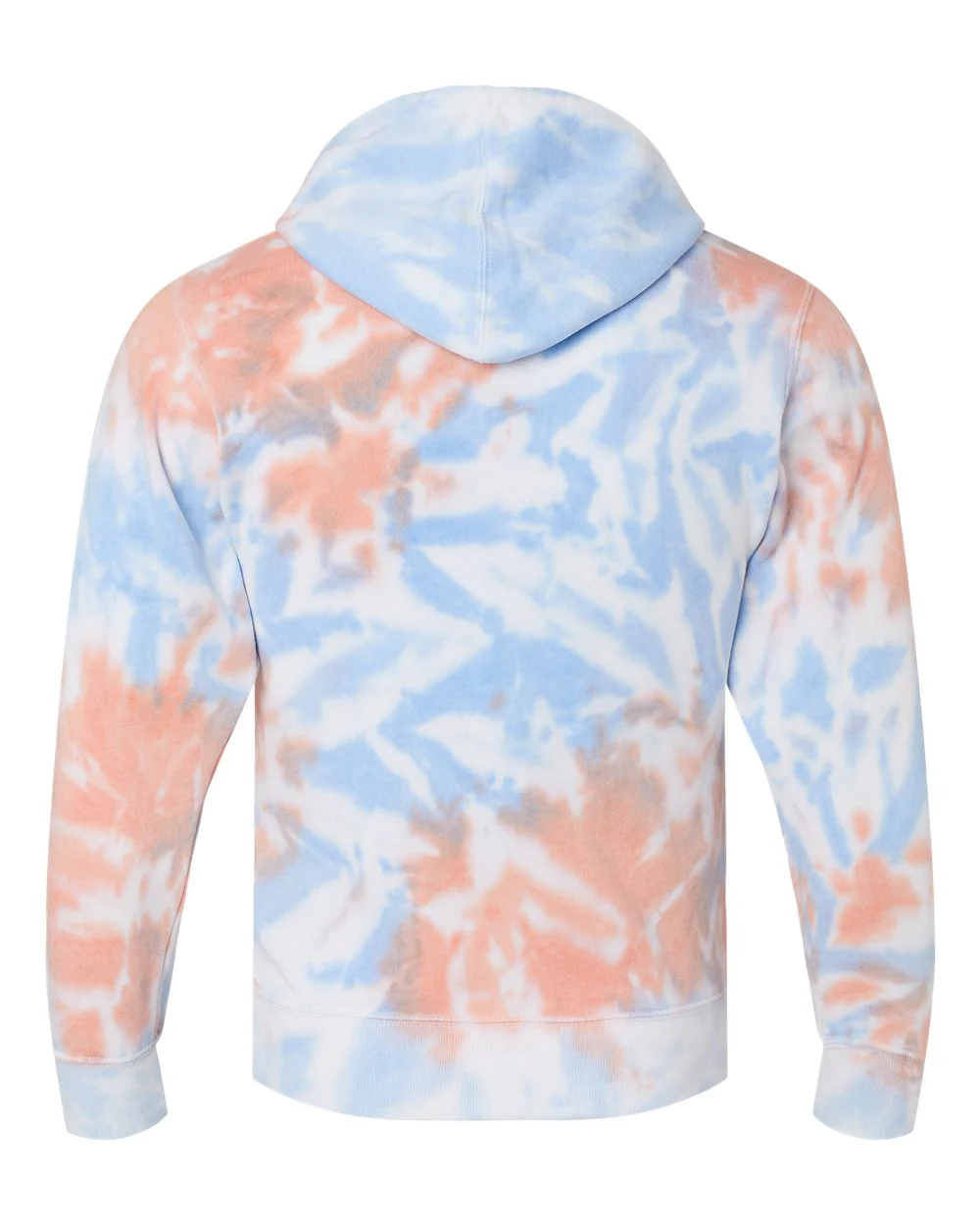 J. America-8861-Tie-Dyed Fleece Hooded Sweatshirt - Image 39