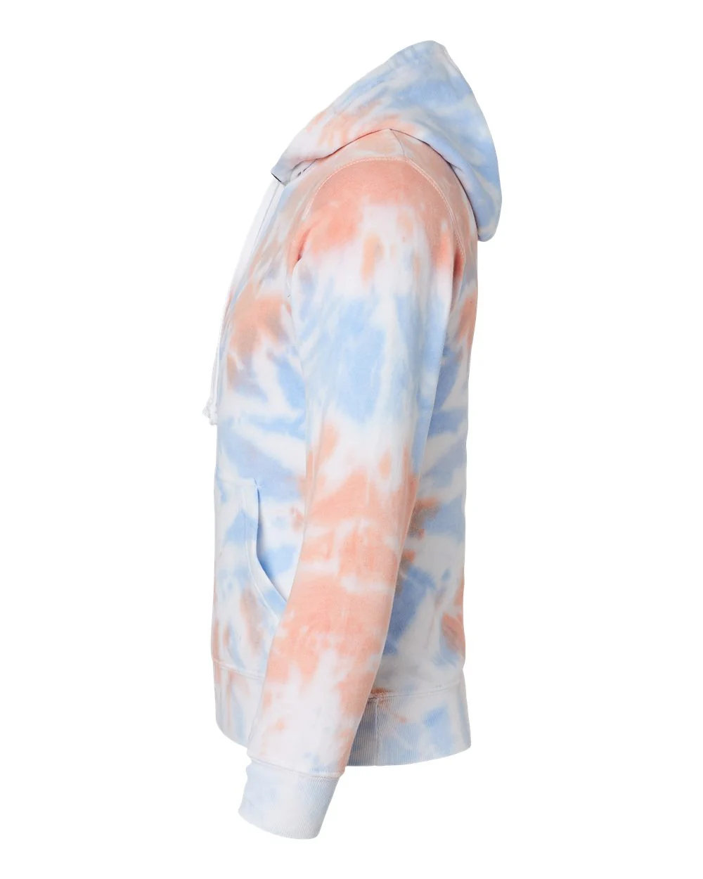 J. America-8861-Tie-Dyed Fleece Hooded Sweatshirt - Image 40