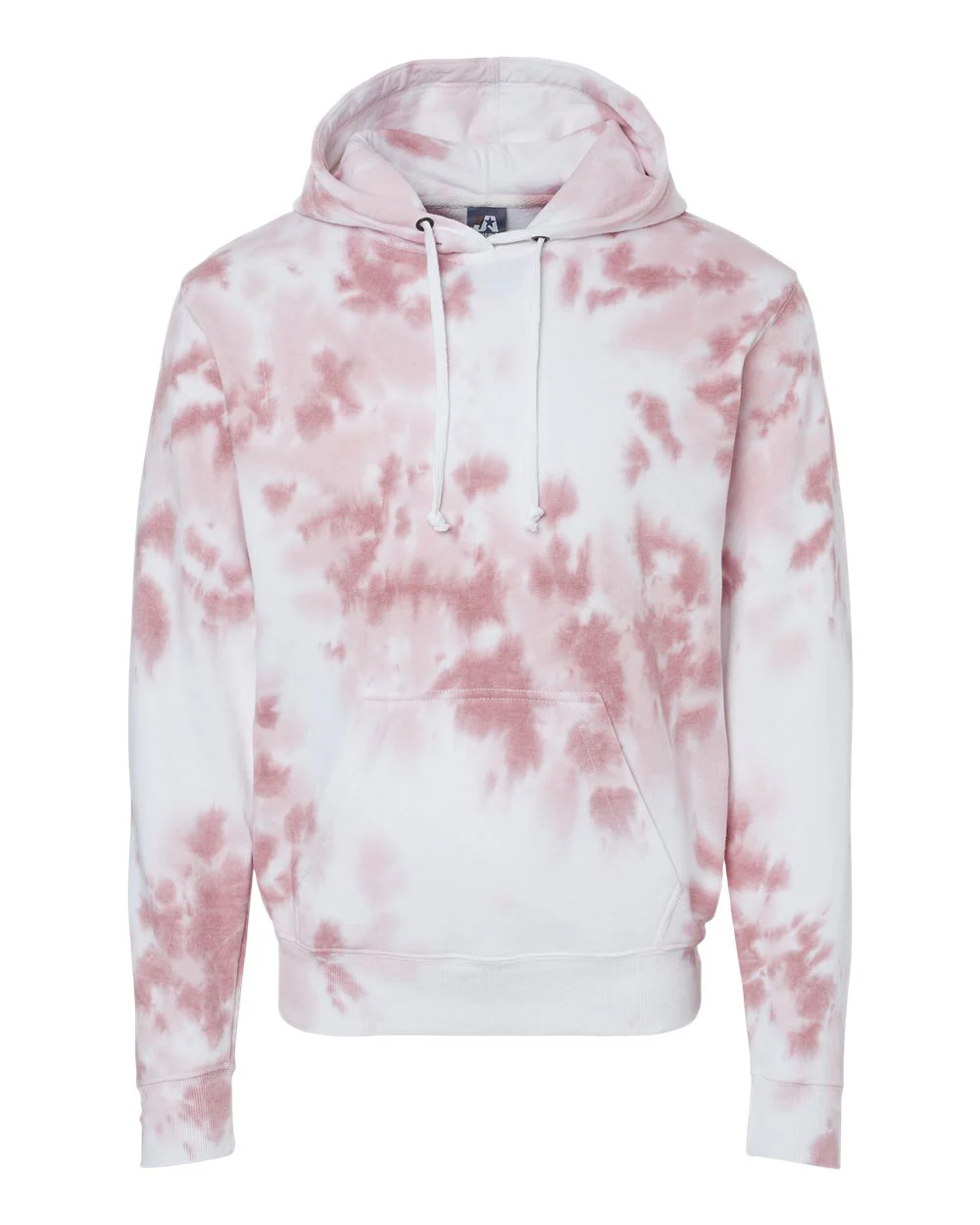 J. America-8861-Tie-Dyed Fleece Hooded Sweatshirt - Image 8