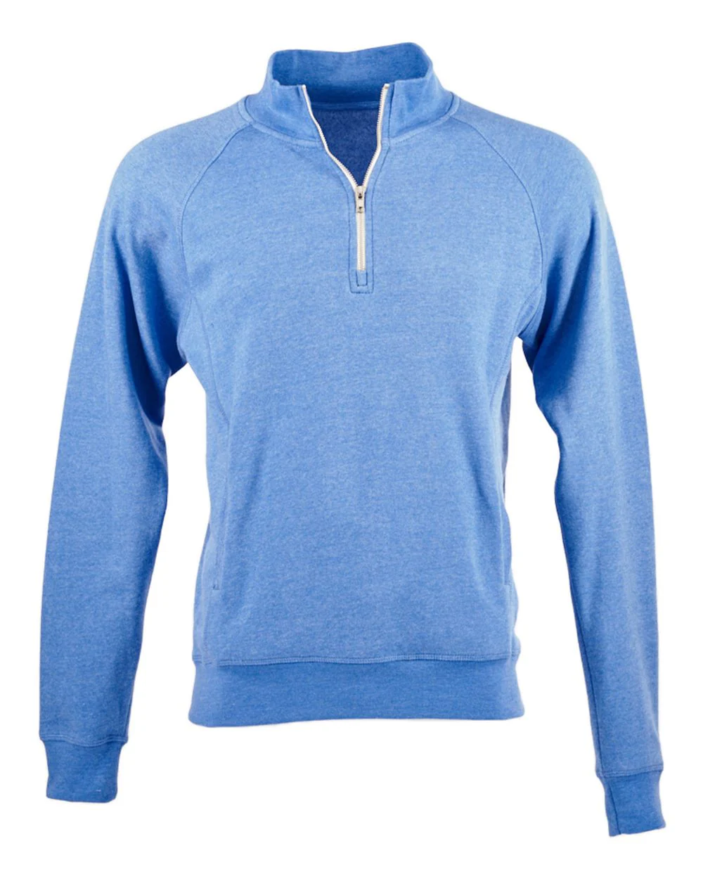 J. America-8869-Triblend Quarter-Zip Sweatshirt - Image 13