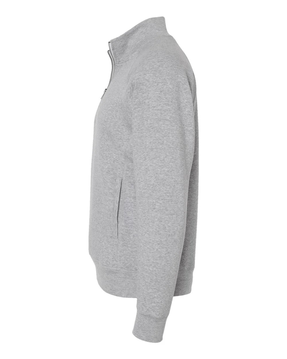 J. America-8869-Triblend Quarter-Zip Sweatshirt - Image 16