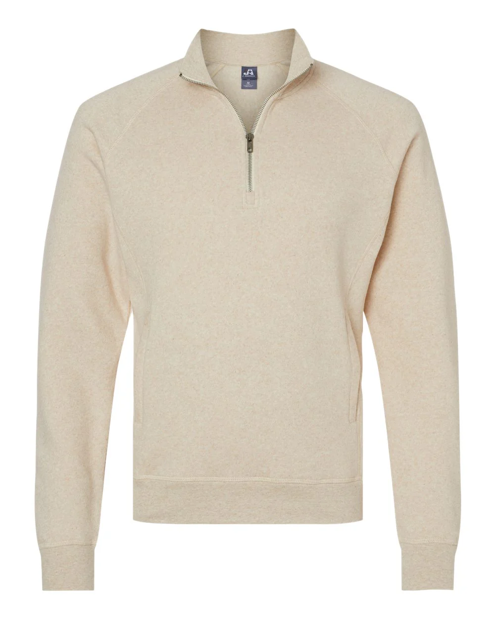J. America-8869-Triblend Quarter-Zip Sweatshirt - Image 20