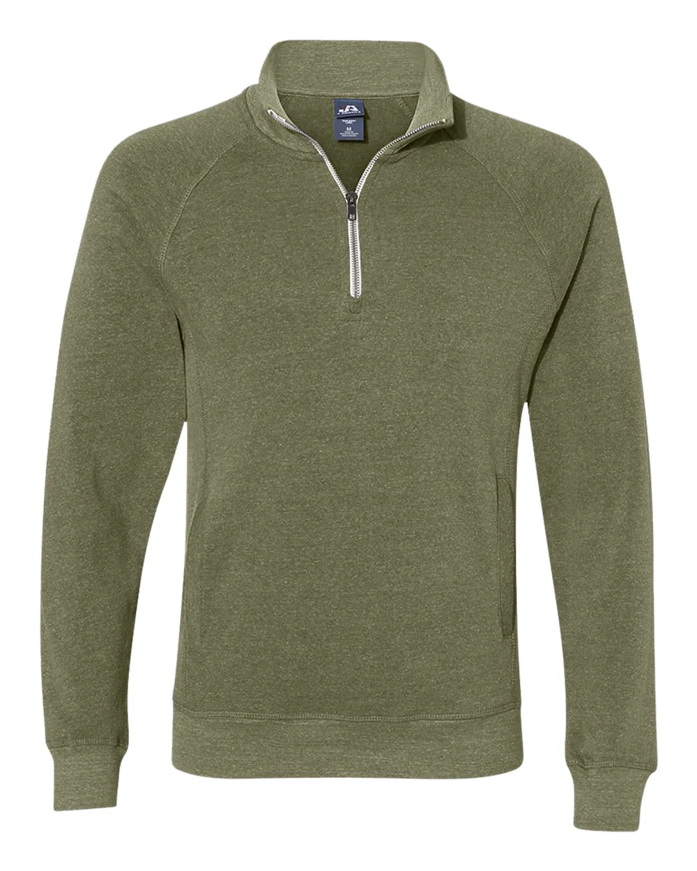 J. America-8869-Triblend Quarter-Zip Sweatshirt - Image 26