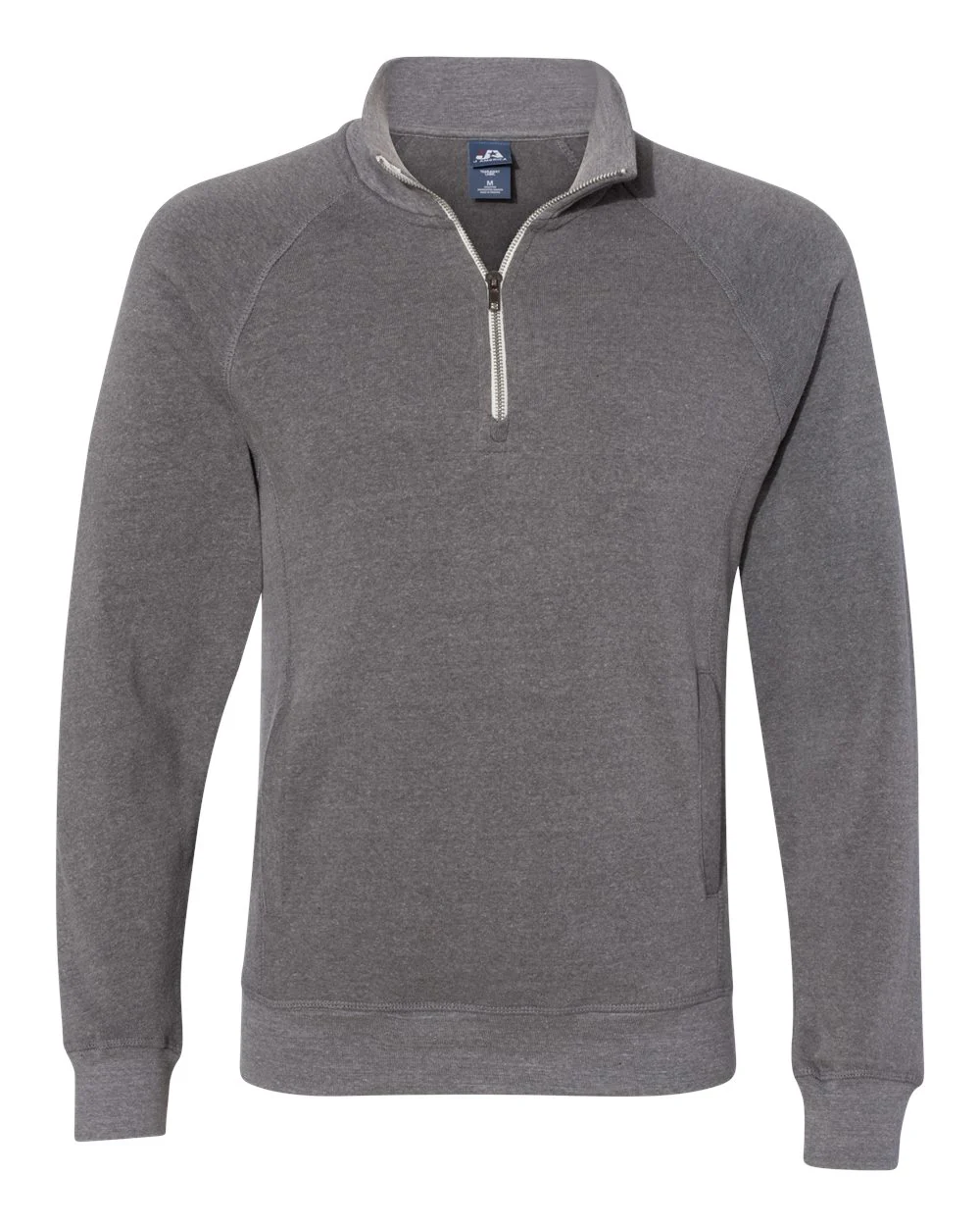 J. America-8869-Triblend Quarter-Zip Sweatshirt - Image 31