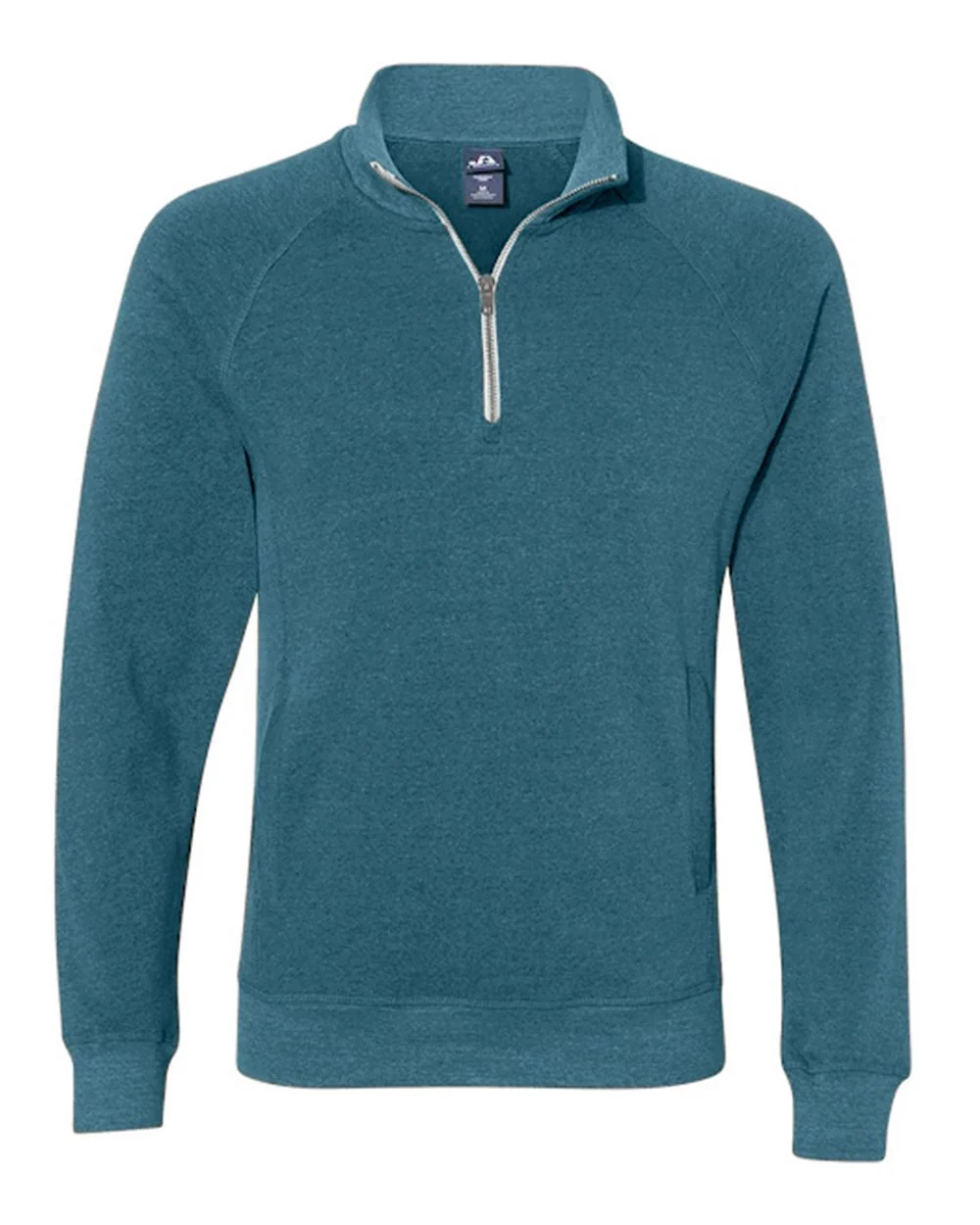 J. America-8869-Triblend Quarter-Zip Sweatshirt - Image 37