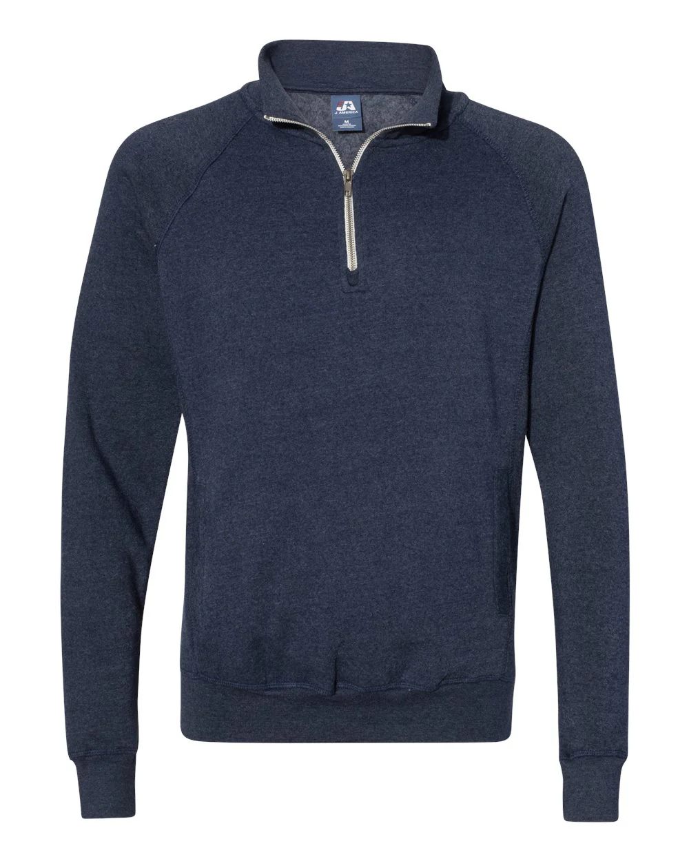 J. America-8869-Triblend Quarter-Zip Sweatshirt - Image 42