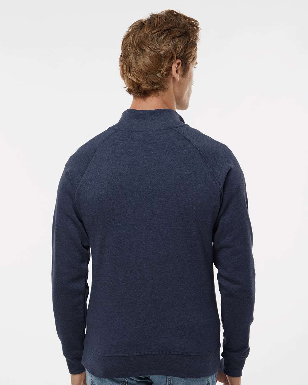 J. America-8869-Triblend Quarter-Zip Sweatshirt - Image 47