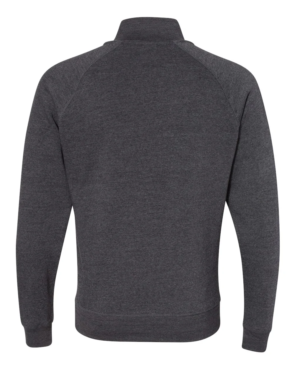 J. America-8869-Triblend Quarter-Zip Sweatshirt - Image 8