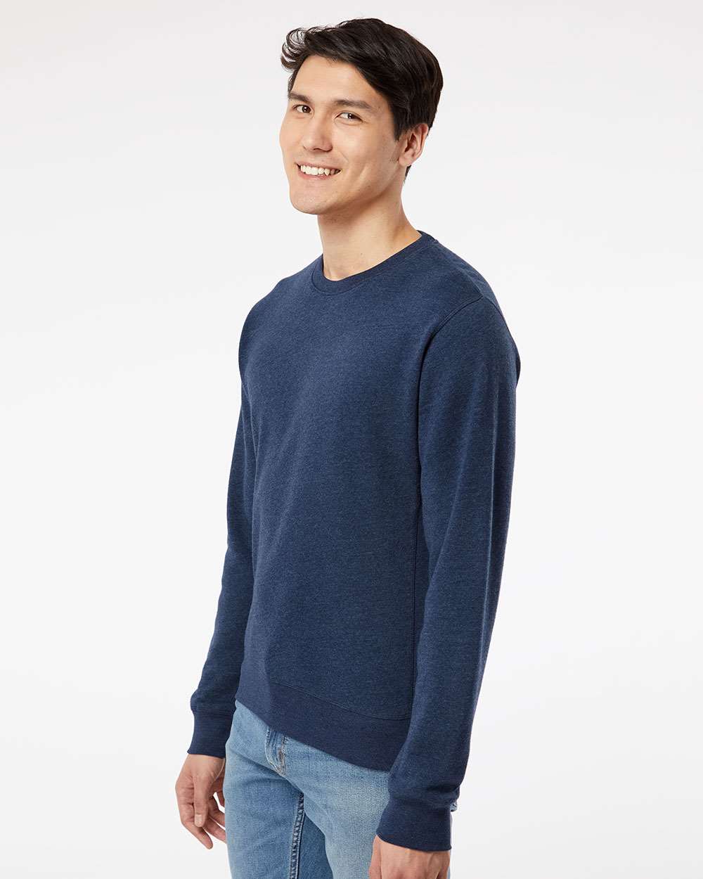 J. America-8870-Triblend Fleece Crewneck Sweatshirt - Image 24