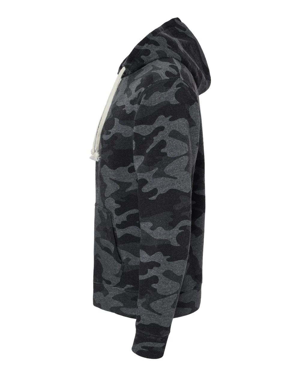 J. America-8871-Triblend Fleece Hooded Sweatshirt - Image 10