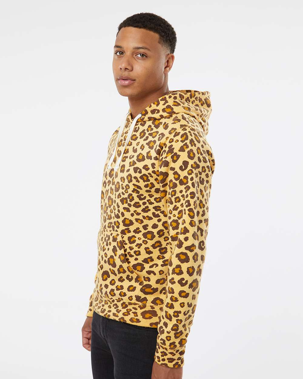 J. America-8871-Triblend Fleece Hooded Sweatshirt - Image 102