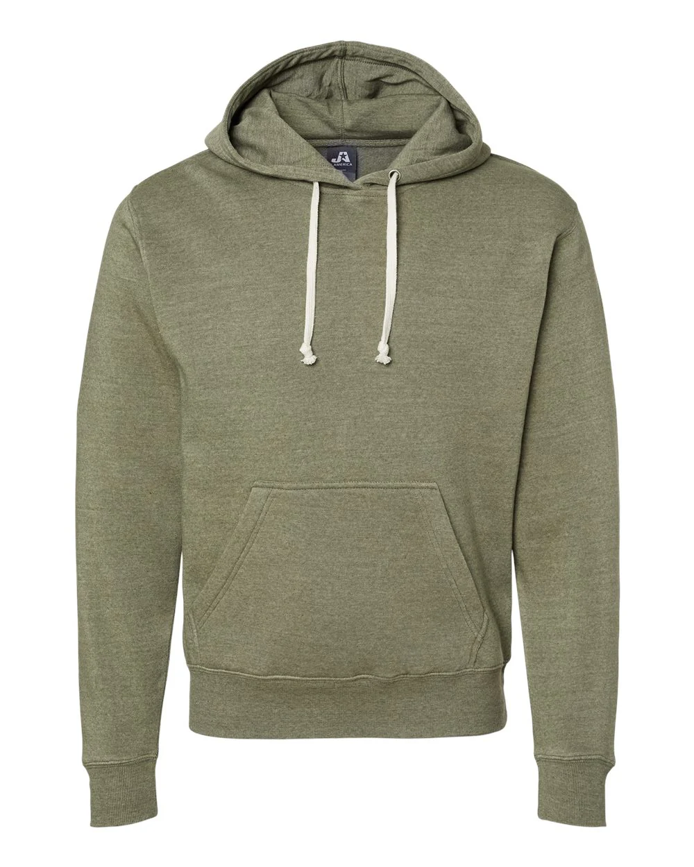 J. America-8871-Triblend Fleece Hooded Sweatshirt - Image 110