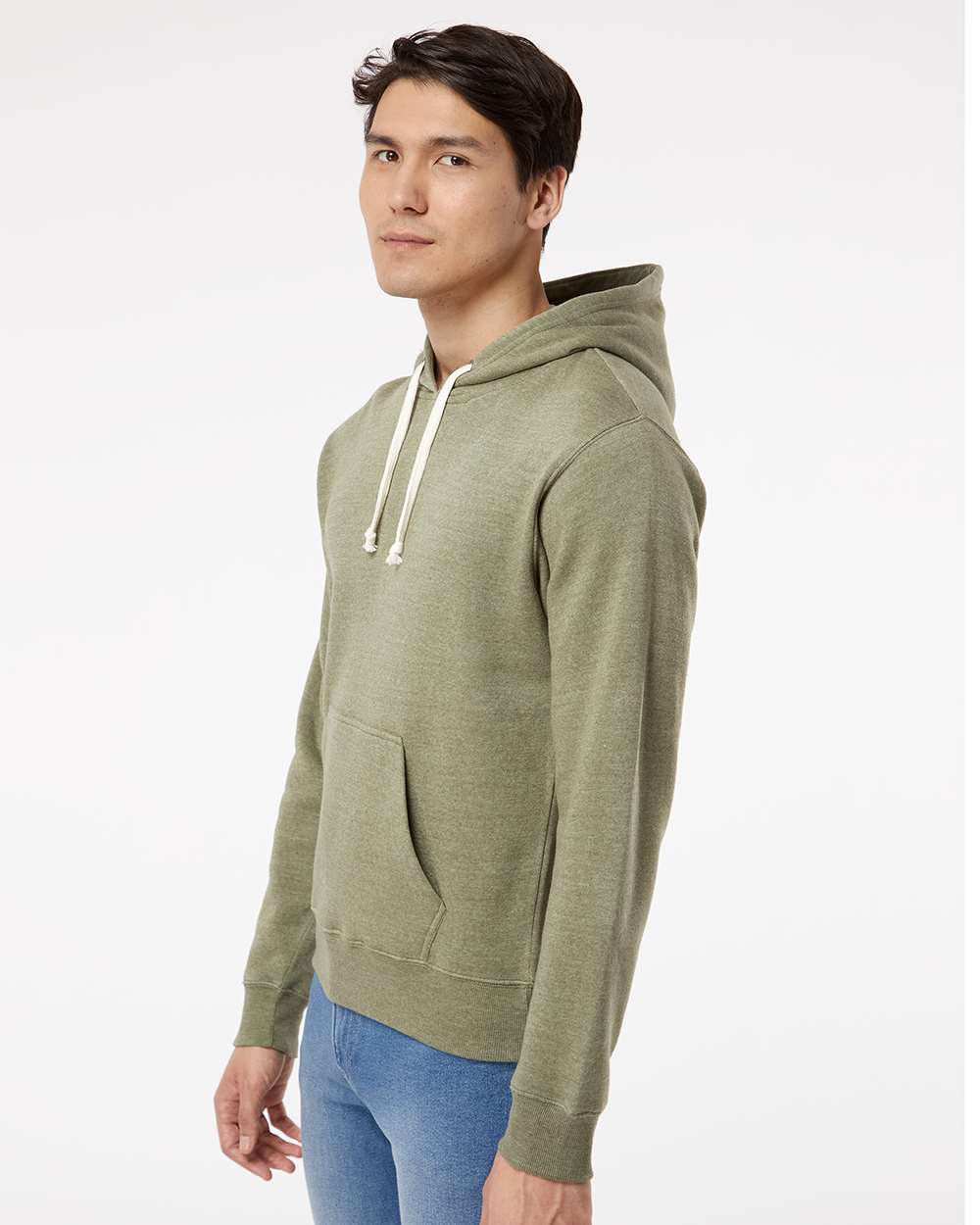 J. America-8871-Triblend Fleece Hooded Sweatshirt - Image 114