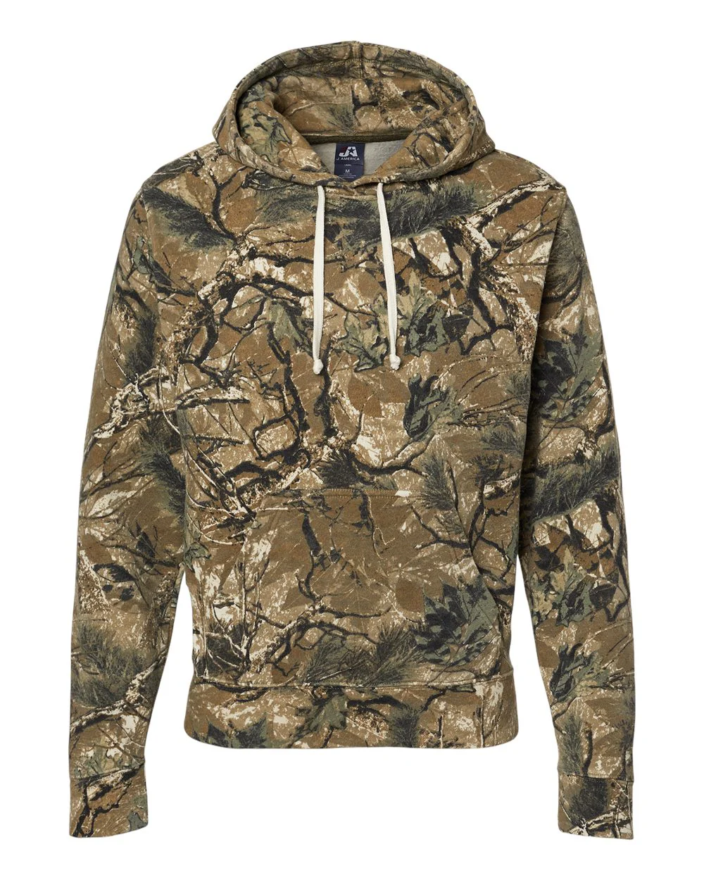 J. America-8871-Triblend Fleece Hooded Sweatshirt - Image 116